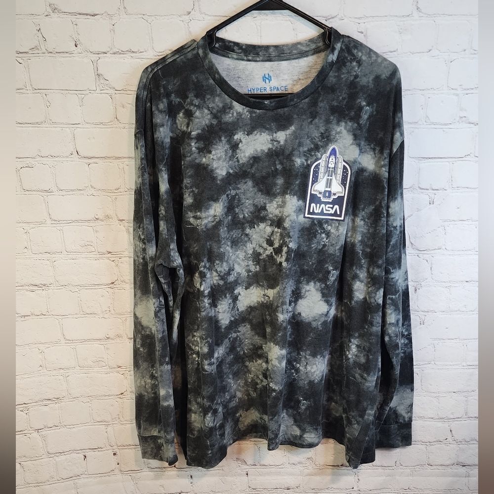 Men's Hyper Space "NASA" longsleeve shirt, size XXL